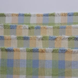 NWOT Plaid Cotton Placemats 4
